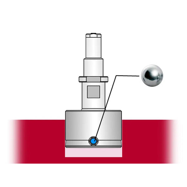 Mahr 844 D-C hardchromed plug gage, blind, 80-100 mm