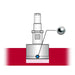 Mahr 844 D-C hardchromed plug gage, blind, 80-100 mm