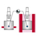 Mahr 844 DR-C hardchromed plug gage, through, 80-100 mm