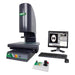 Cnc Vision Measuring System with computer and monitor on a white background