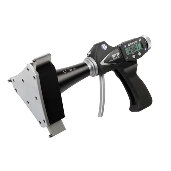 Fowler-Bowers XTH3 Bluetooth Holematic pistol-grip bore gauge with swivel digital display