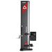 A Fowler Trimos V4 laser trim level machine with a dark gray and silver metallic body, red logo accents, and an attached digital control screen, shown on a solid white background
