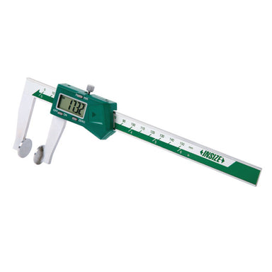 INSIZE Digital Caliper With Disk Faces on a white background