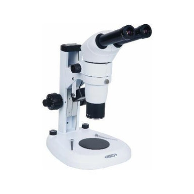 Microscope on a white background
