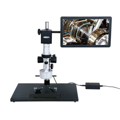 Manual Rotation Microscope (With Display) on a white background