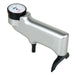 aluminum hardness tester with a dial on a white background