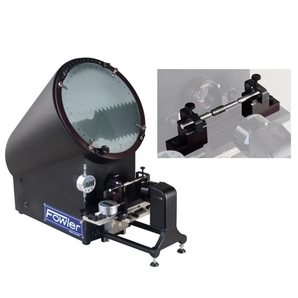 Fowler 12-inch benchtop optical comparator on a white background