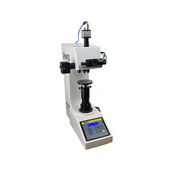 Phase II digital macro Vickers hardness tester on a white background